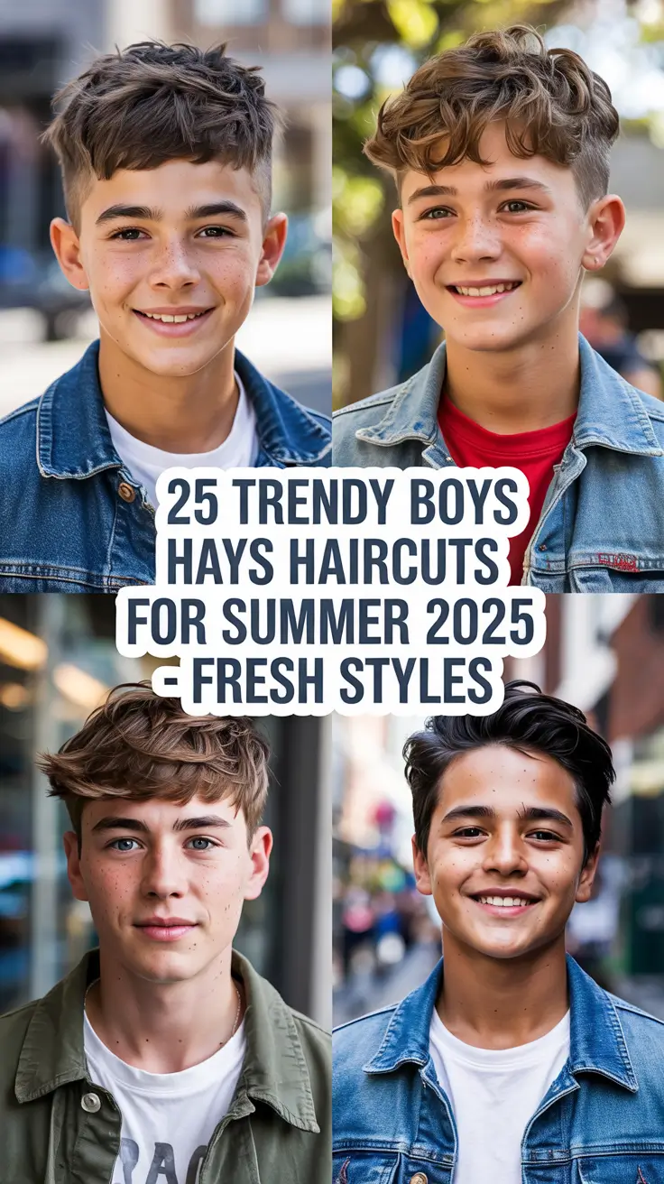 Trendy Boys Haircuts for Summer 2025 - Fresh Styles for Every Vibe