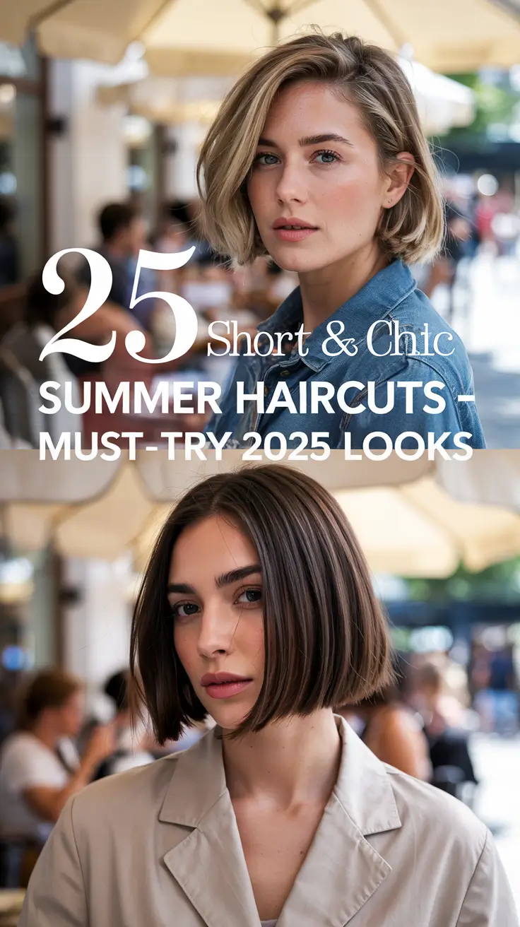 Short & Chic Summer Haircuts – Must-Try 2025 Looks for Every Stylish Woman