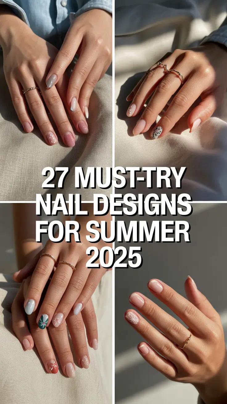 Must-Try Nail Designs for Summer 2025: Fresh & Cute Ideas in Gel, Acrylic, and More