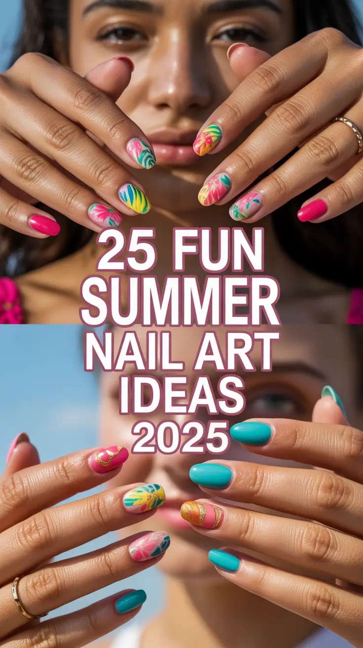 Fun Summer Nail Art Ideas 2025: Creative, Simple, and Trendy Designs for Every Occasion
