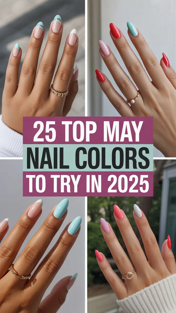 Top May Nail Colors to Try in 2025: Stunning Summer Trends You Need to See