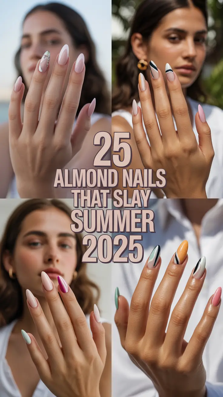 Almond Nails That Slay Summer 2025: Trendy and Stunning Ideas for Every Style