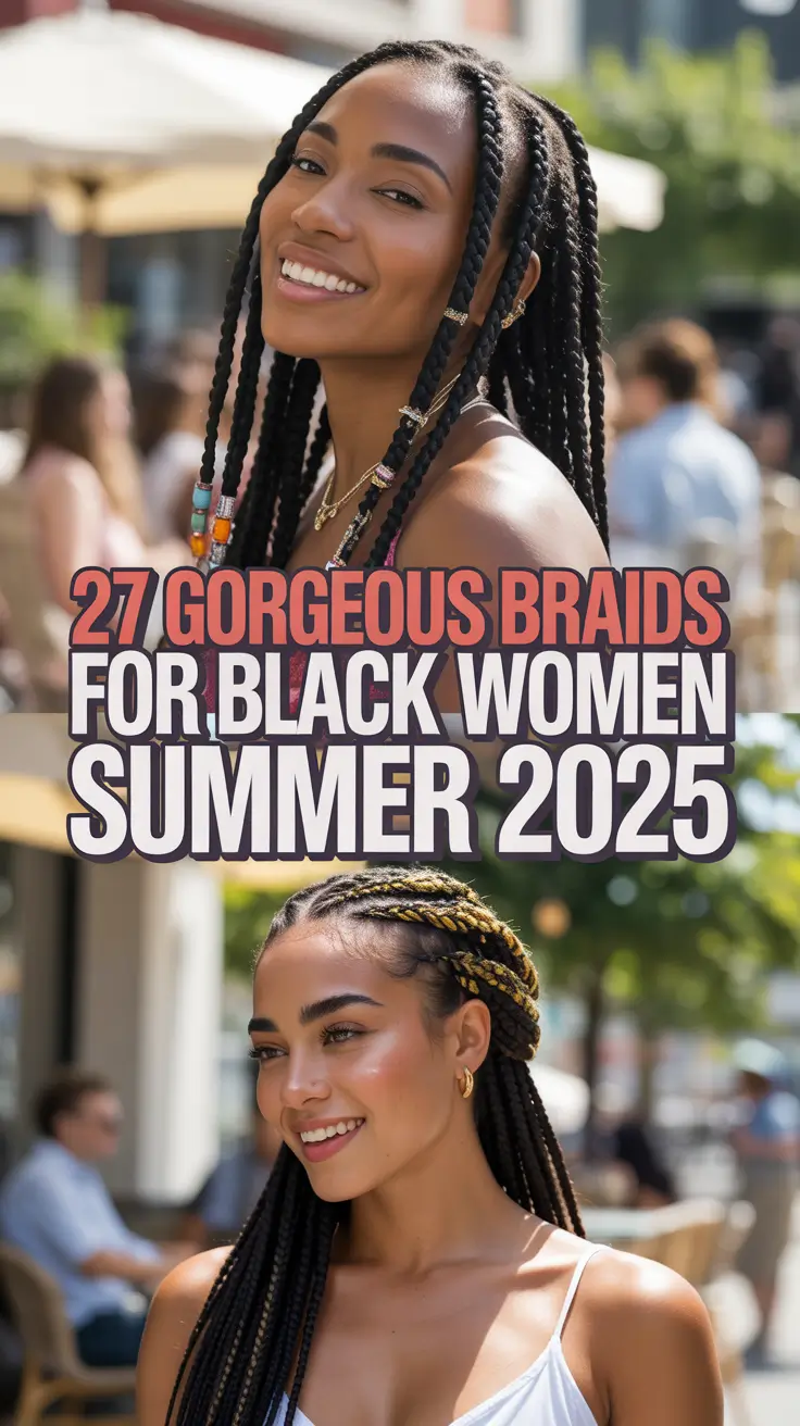 Gorgeous Braids for Black Women Summer 2025: Cornrow Hairstyles, Color, and Confidence