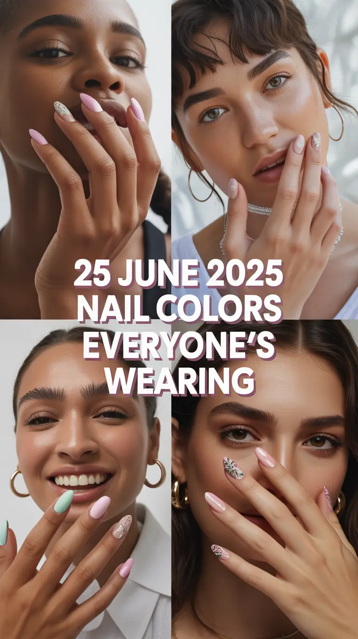 June 2025 Nail Colors Everyone’s Wearing: Best Trending Designs and Ideas