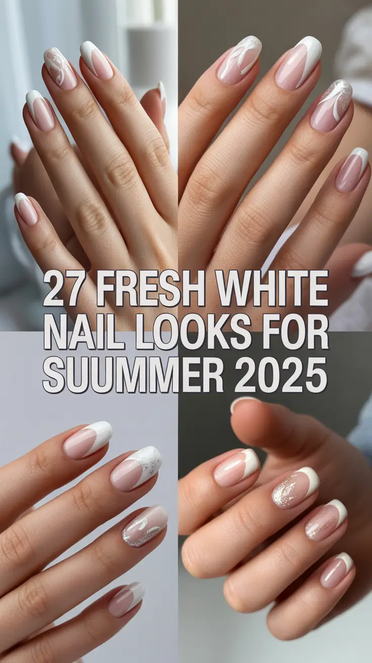 Fresh White Nail Looks for Summer 2025: Gold, Milky, and Simple Inspo to Glow All Season