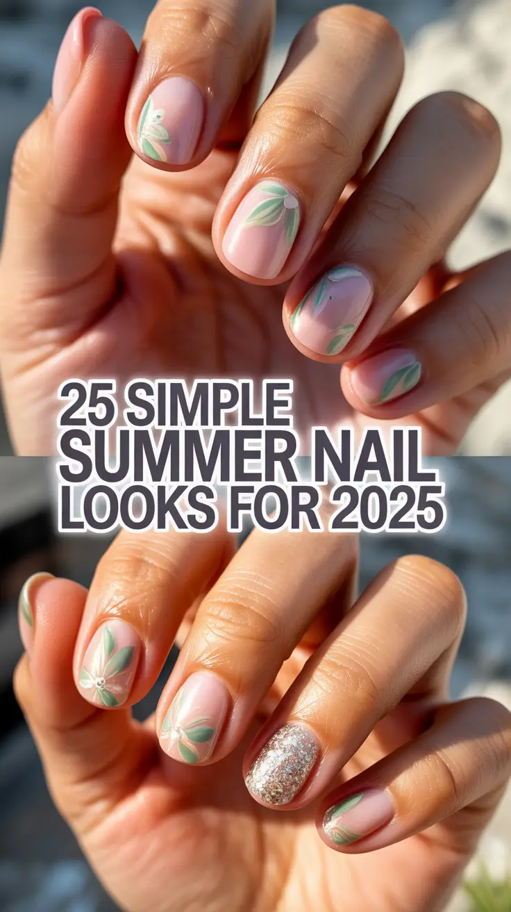 Simple Summer Nail Looks for 2025 That Are Fresh, Fun, and Full of Bright Colors