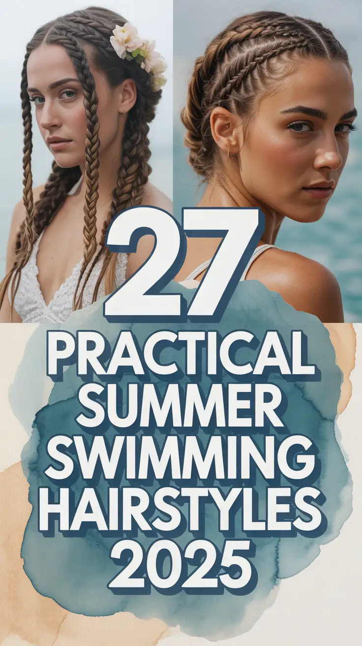 Practical Summer Swimming Hairstyles 2025: 15+ Easy & Cute Ideas for All Hair Types