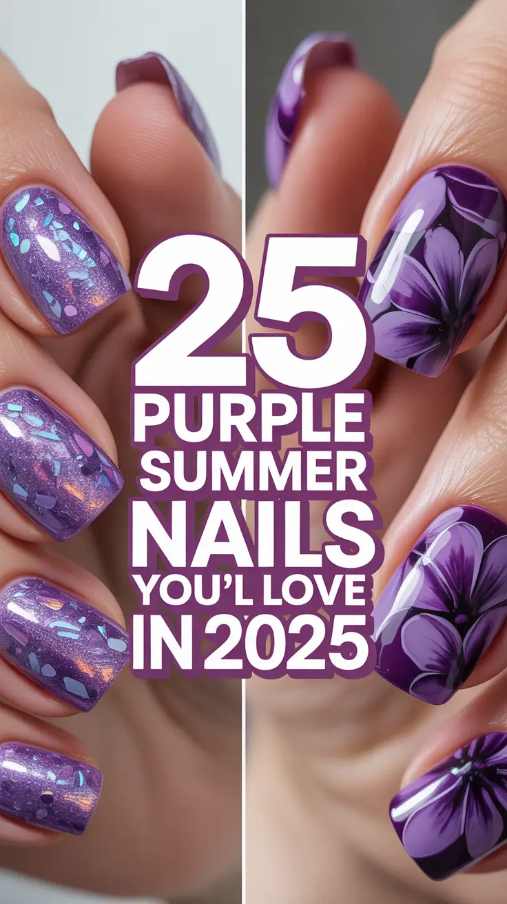 Purple Summer Nails You’ll Love in 2025: Fresh Ideas, Cute Designs & Summer Inspo