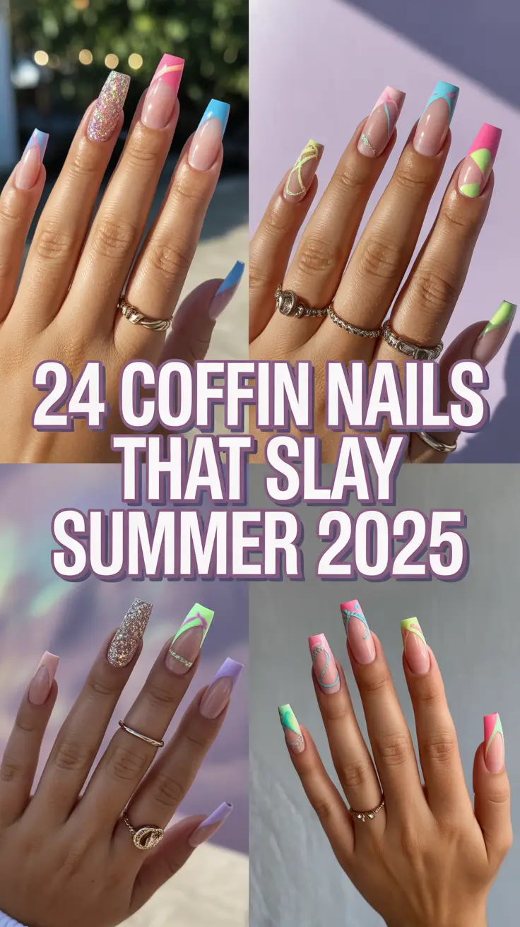 Coffin Nails That Slay Summer 2025: Stunning Design Ideas You’ll Want ASAP