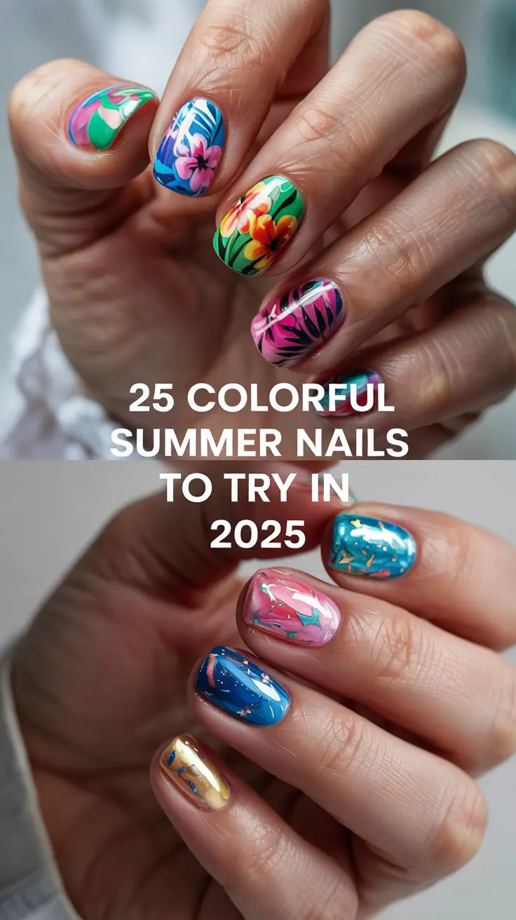 Colorful Summer Nails to Try in 2025: Fresh Design Ideas in Every Shade