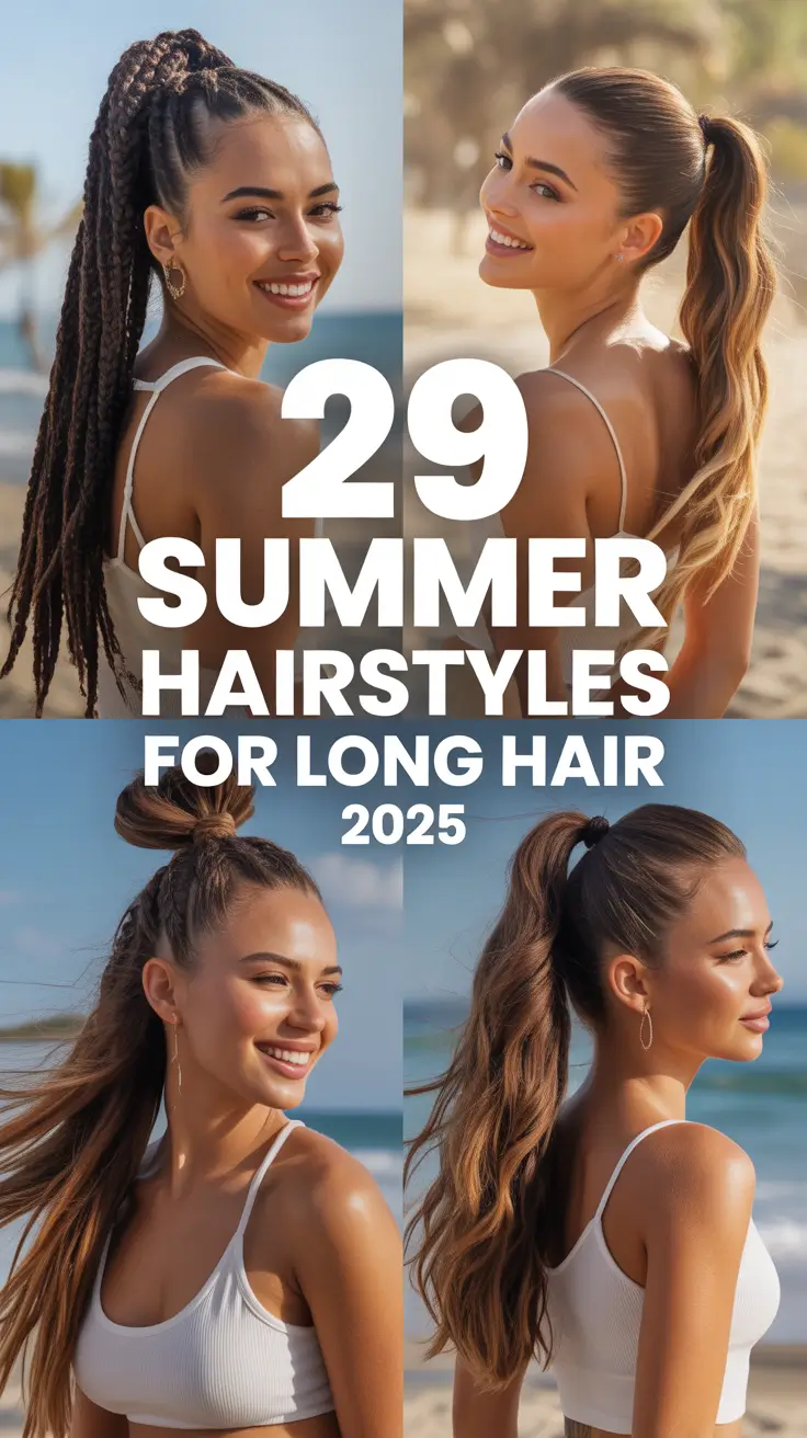 Summer Hairstyles for Long Hair 2025: 15 Cute and Effortless Looks to Try This Season