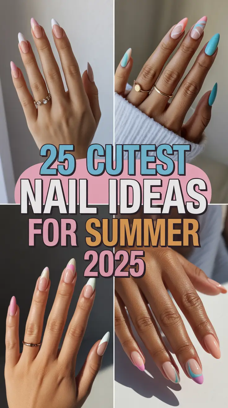 Cutest Nail Ideas for Summer 2025: 25 Aesthetic Designs for Every Vibe and Length