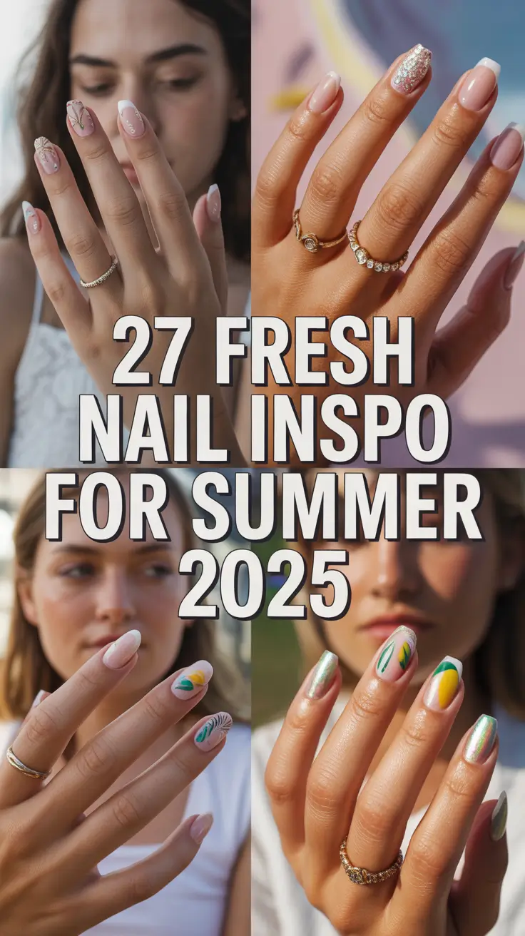 Fresh Nail Inspo for Summer 2025: Trendy Gel, Acrylic & Cute Short Looks for a Perfect Vacation