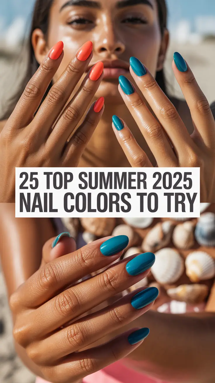 Top Summer 2025 Nail Colors to Try: Trendy Lavender and More Bold Designs for Every Vibe