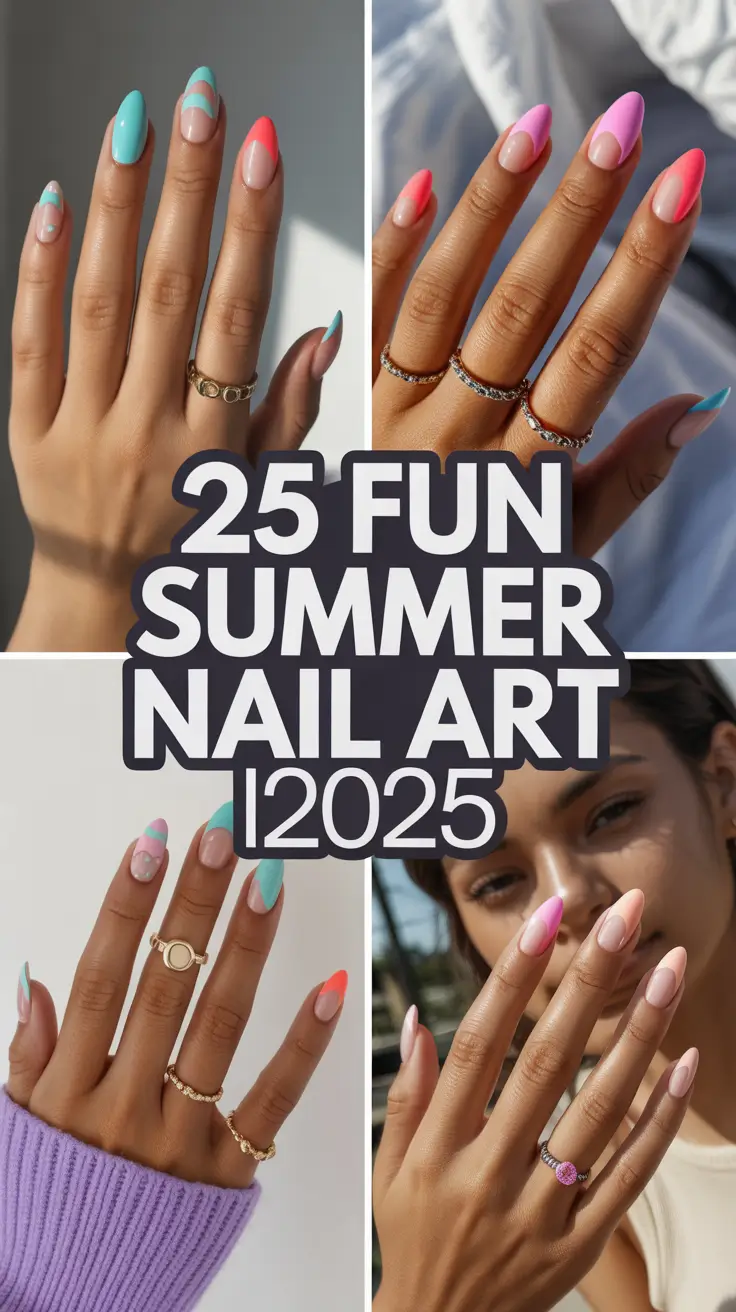Fun Summer Nail Art Ideas 2025: Creative, Simple, and Trendy Designs for Every Occasion