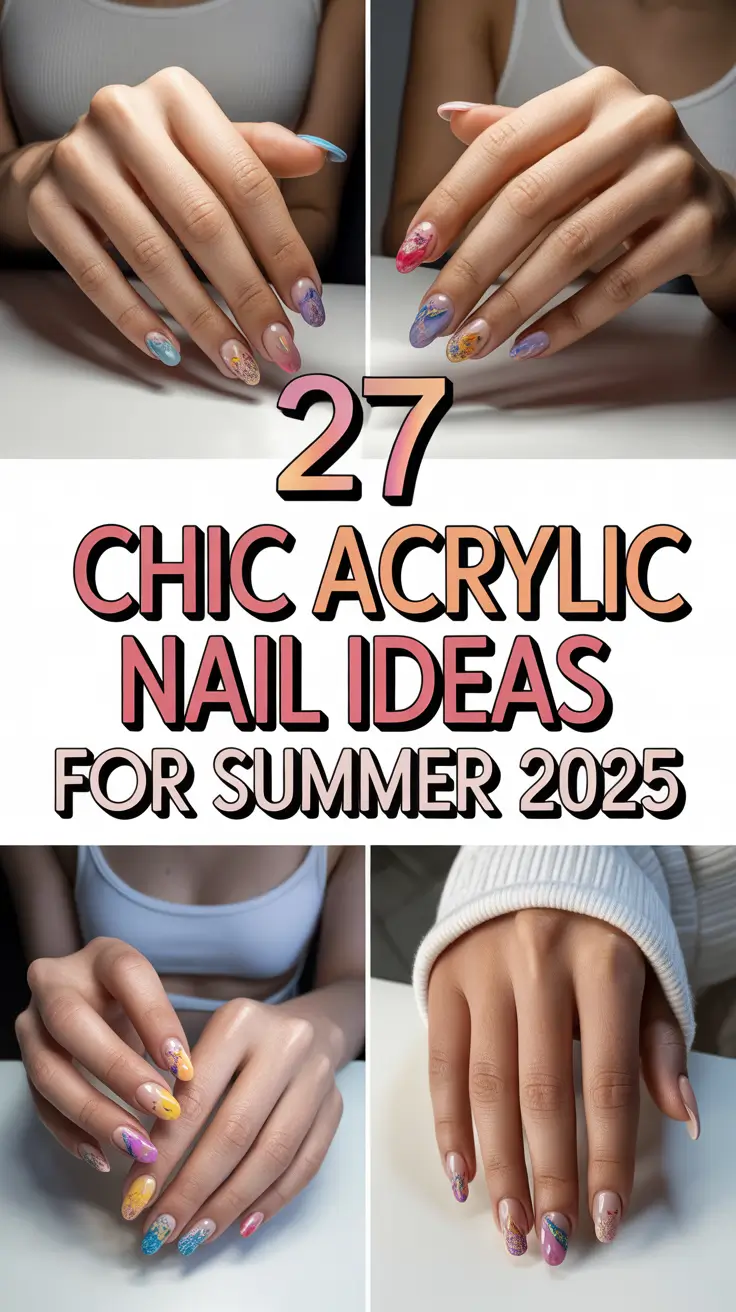 Chic Acrylic Nail Ideas for Summer 2025: Trendy Designs You Need to Try