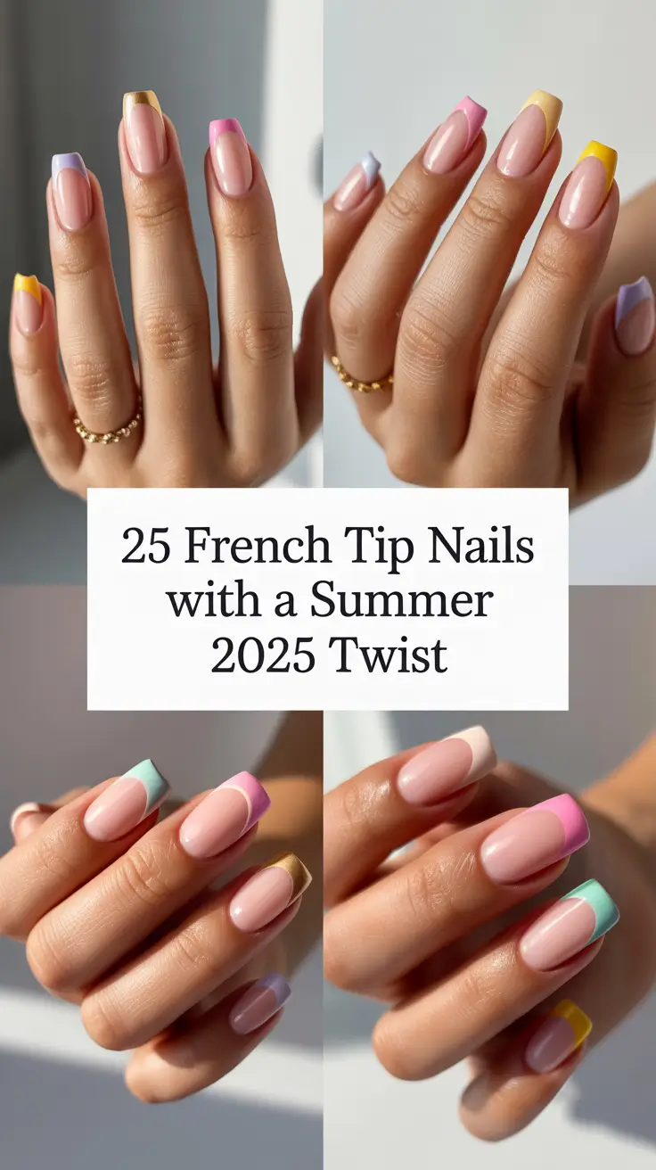 French Tip Nails with a Summer 2025 Twist – Stunning Designs and Inspo