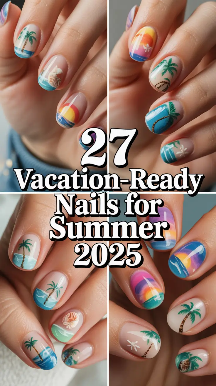Vacation-Ready Nails for Summer 2025: Trendy Beach Designs & Fresh Inspo