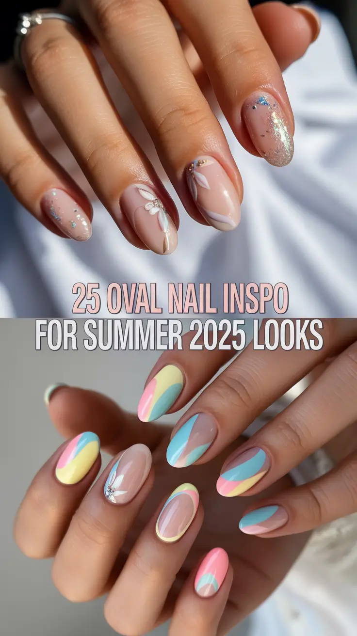 Oval Nail Inspo for Summer 2025 Looks: Classy and Creative Summer Designs to Try Now