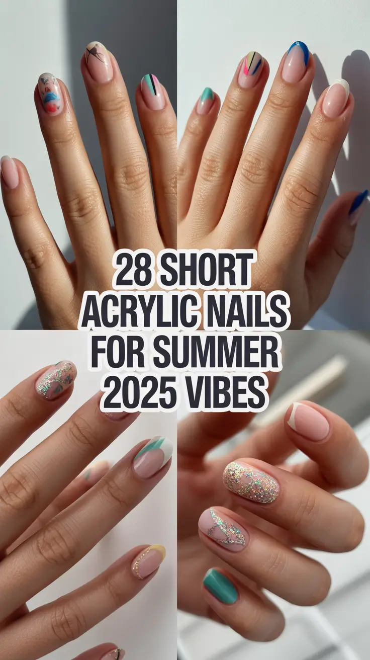 Short Acrylic Nails for Summer 2025 Vibes That Are Too Cute to Miss
