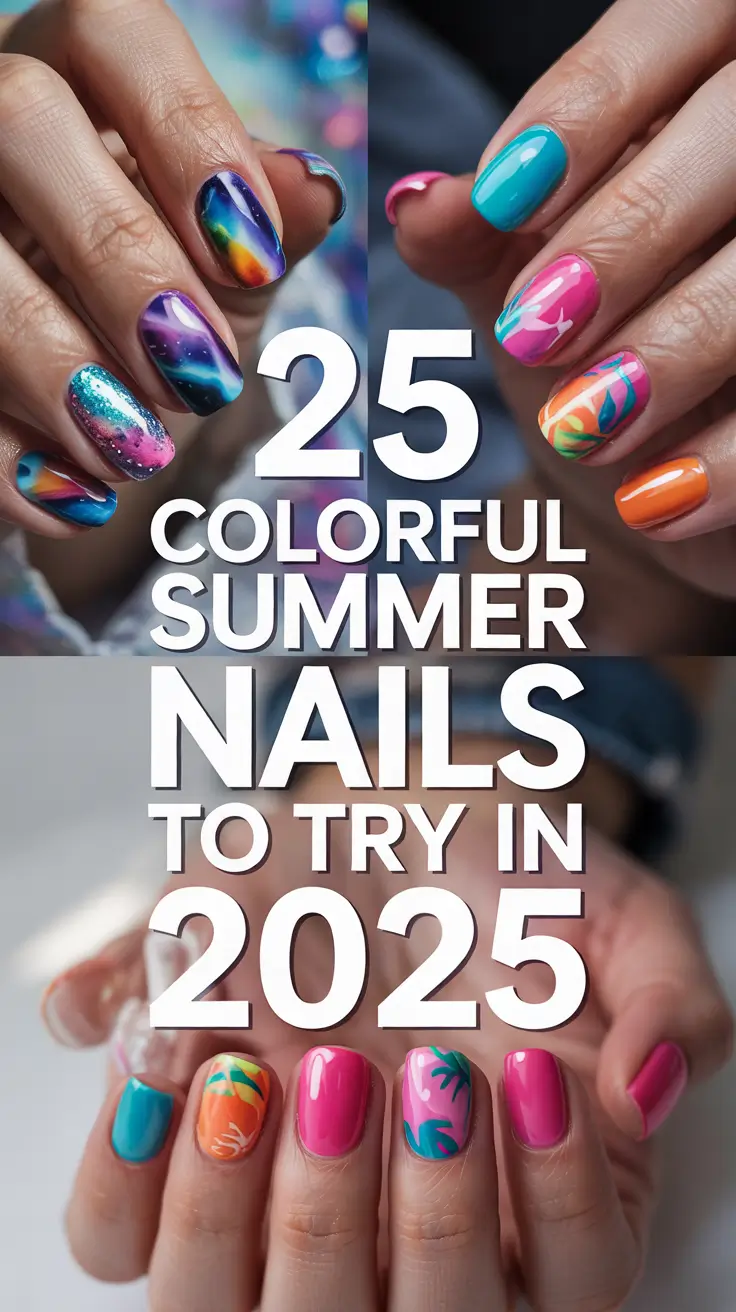 Colorful Summer Nails to Try in 2025: Fresh Design Ideas in Every Shade
