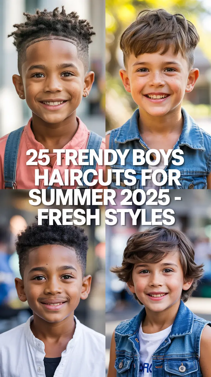Trendy Boys Haircuts for Summer 2025 - Fresh Styles for Every Vibe