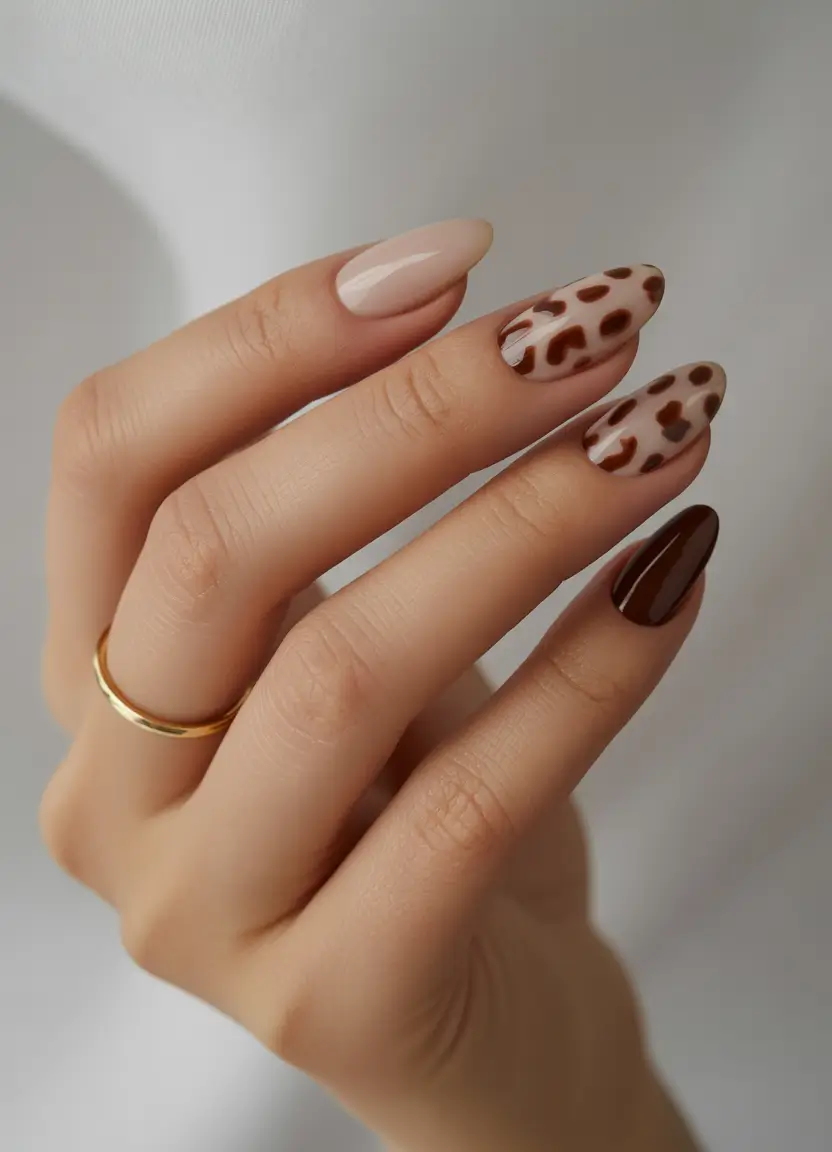Almond Nails That Slay Summer 2025 - Chic Leopard Accents