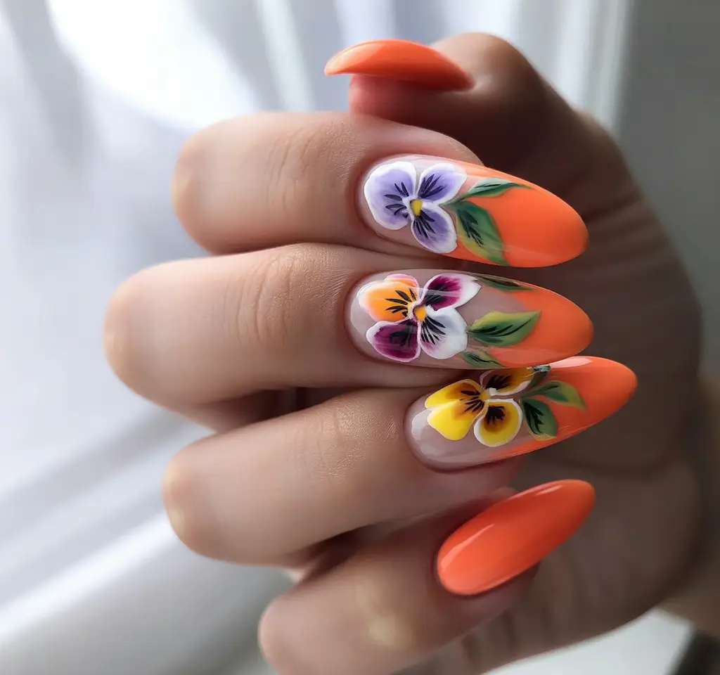 Beach Nails That Shine in Summer 2025 - Tropical Petal Pop