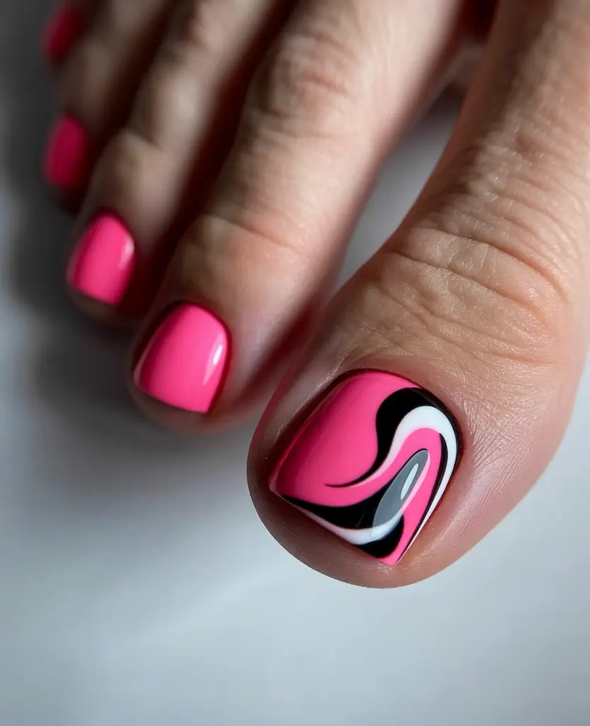 Best Toe Nail Colors for Summer 2025 - Barbie Dream Pink