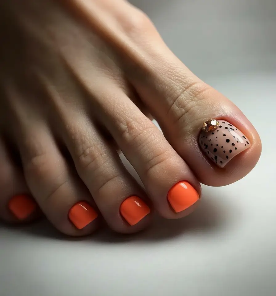 Best Toe Nail Colors for Summer 2025 - Elegant Contrast
