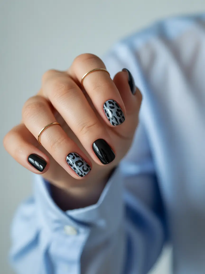 Black Summer Nails That Pop in 2025 City Chic Meets Jungle Vibe