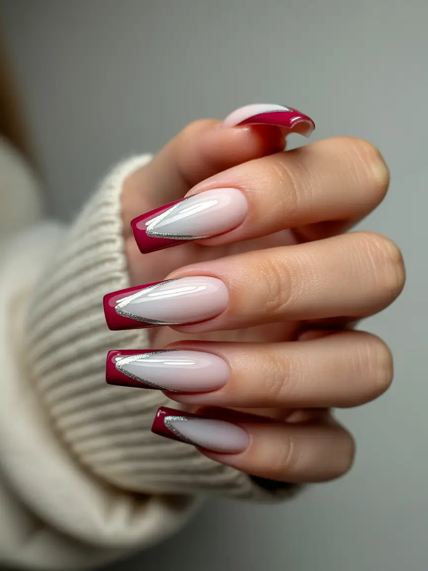 Bold Red Nails for Summer 2025 Vibes Crimson & Chrome Elegance