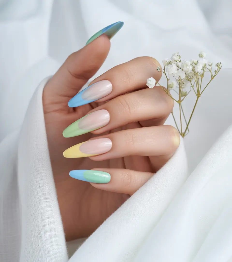 Cute Summer Nail Inspo for 2025 - Pastel French Tips, Reinvented
