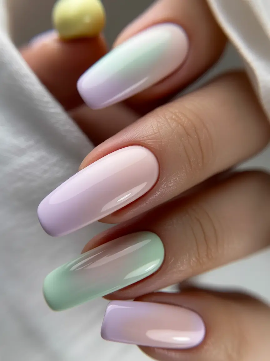 Cutest Nail Ideas for Summer 2025 - Pastel Ombré That Melts Like Sorbet