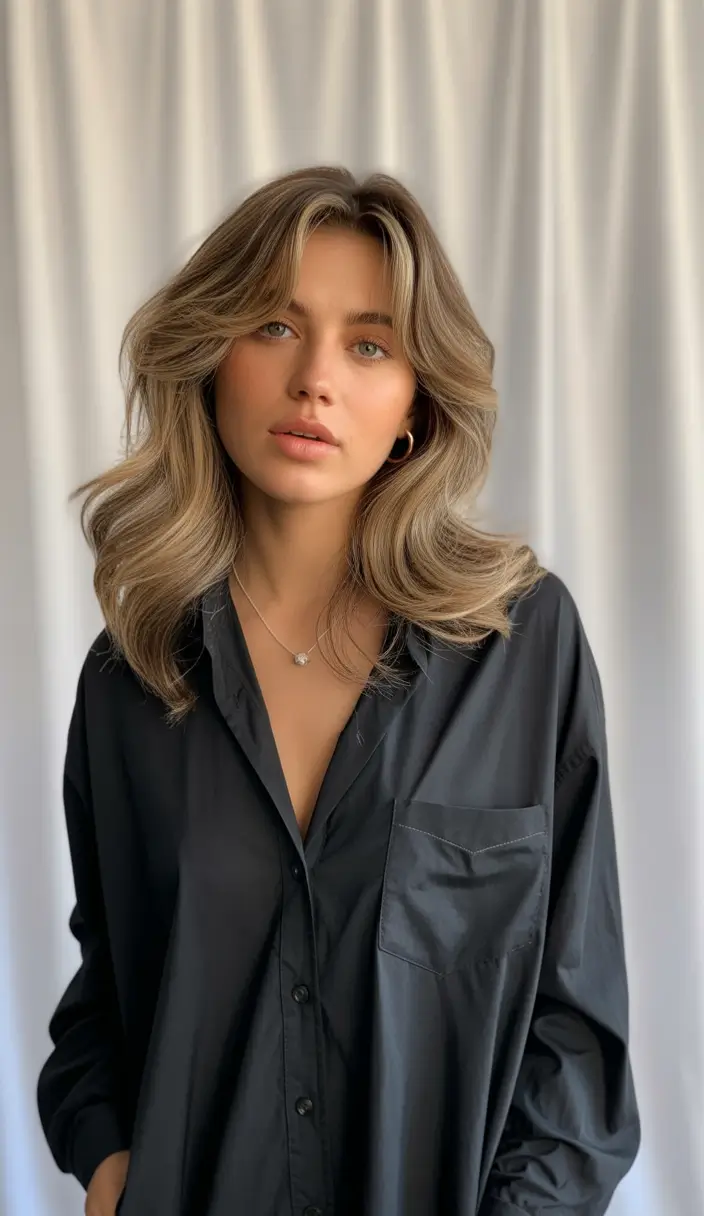 Flattering Haircuts for Round Faces - Summer Looks 2025+Classic Butterfly Layers with a Summer Flip