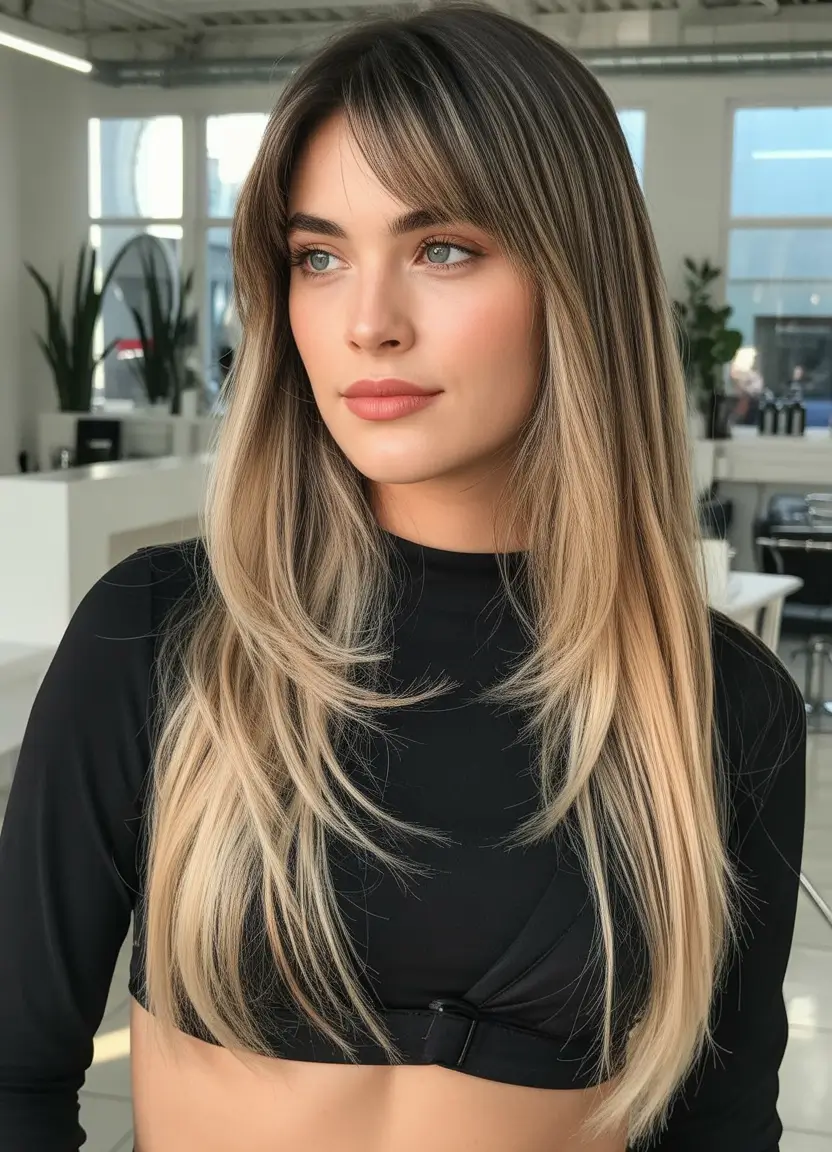 Flattering Haircuts for Round Faces - Summer Looks 2025+Shapely Layers with Soft Bangs