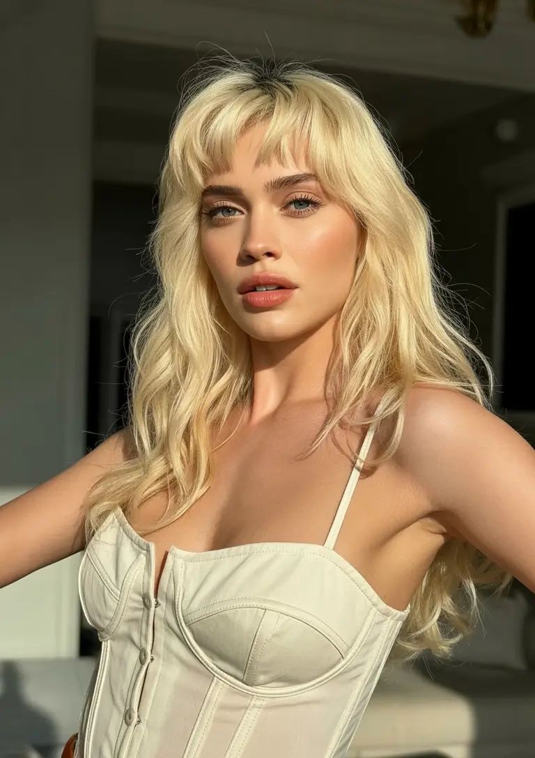 Flattering Oval-Face Haircuts to Try Micro-Fringe Meets Mega Attitude