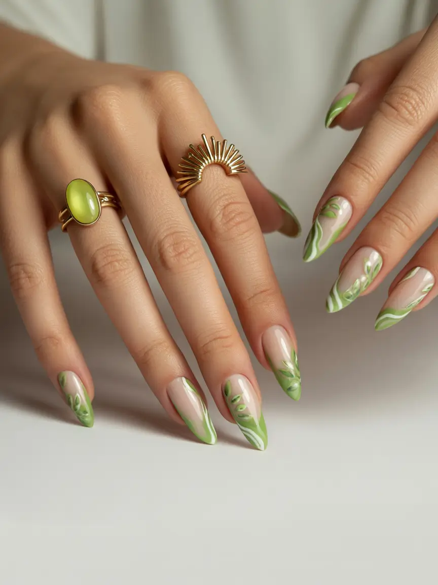 Fresh Nail Ideas to Try This May 2025 - Green Leafy Serenity