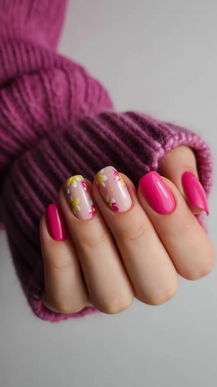 Bold Blooms in Pink: Fresh Nail Ideas to Try this May 2025