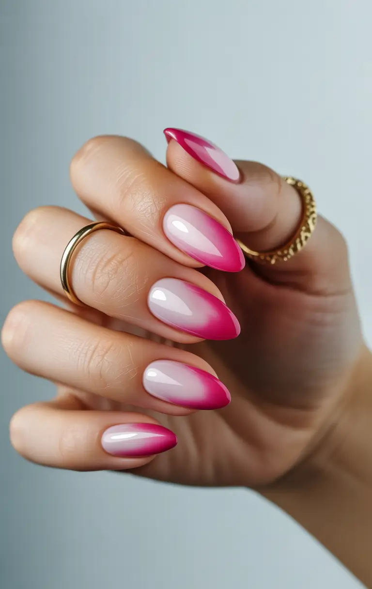 Fresh Nail Ideas to Try This May 2025 Pink Ombre Design