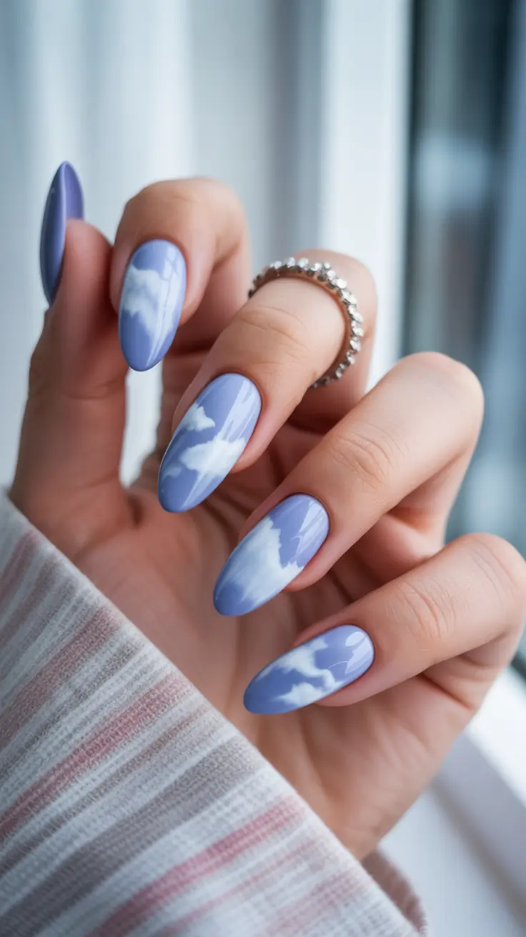 Whispers of the Sky Fresh Nail Inspo for Summer 2025