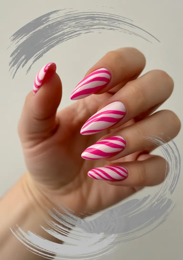 Fresh Nail Inspo for Summer 2025 Bubblegum Waves