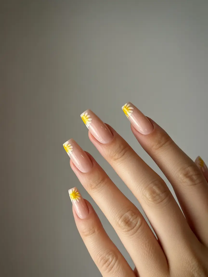 Fresh Nail Inspo for Summer 2025 Daisy Tip Days