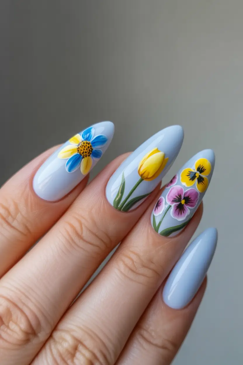 Fresh Nail Inspo for Summer 2025 Botanical Realism