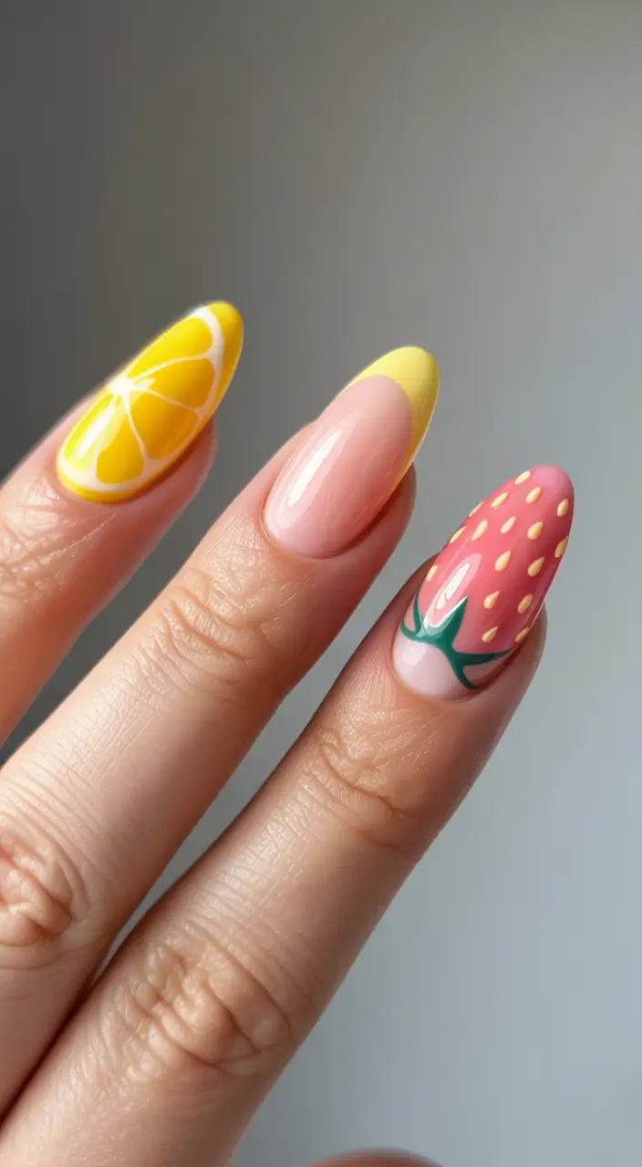 Fun Summer Nail Art Ideas 2025 Fruity Fresh Delight
