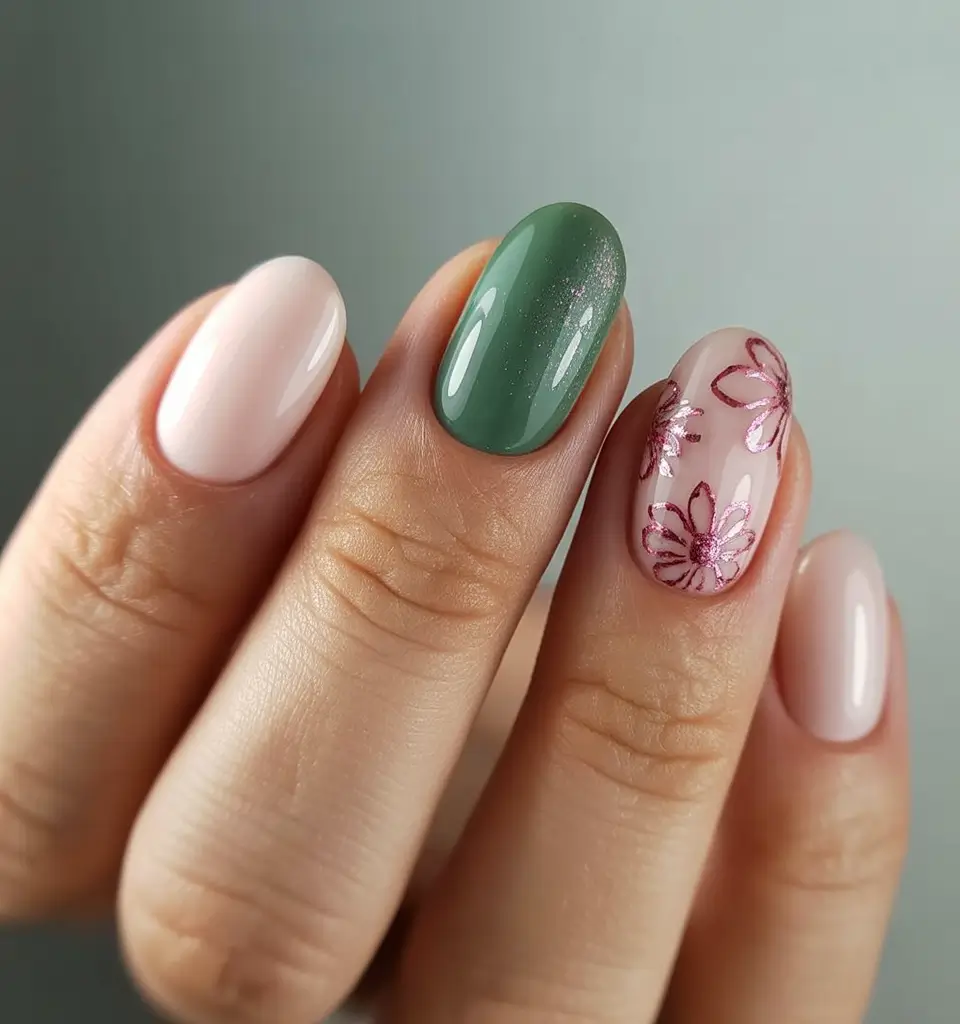 Fun Summer Nail Art Ideas 2025 Botanical Bliss