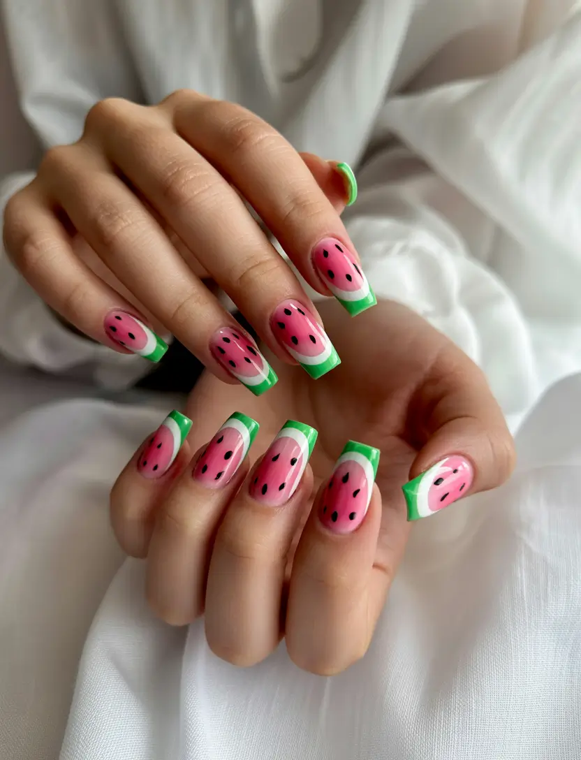 Fun Summer Nail Art Ideas 2025 Smiley Daisy Delight
