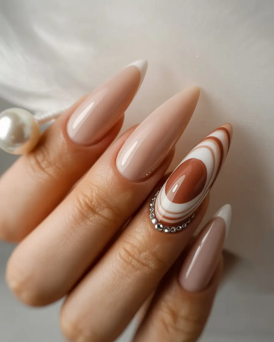 Hawaii Nail Inspo You’ll Love in 2025 Coconut Cream Meets Mocha Swirl