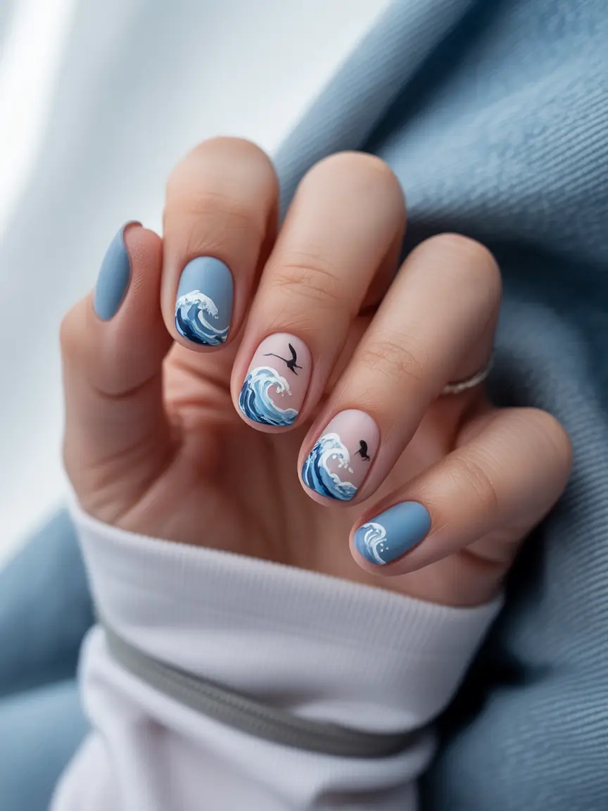 Hawaii Nail Inspo You’ll Love in 2025 Surf Sketch Chic