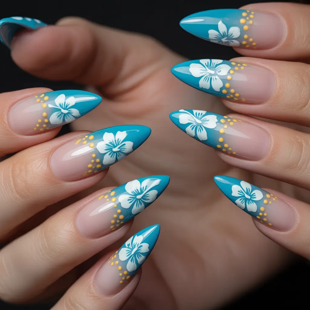 Hawaii Nail Inspo You’ll Love in 2025 Classic Hibiscus Revival